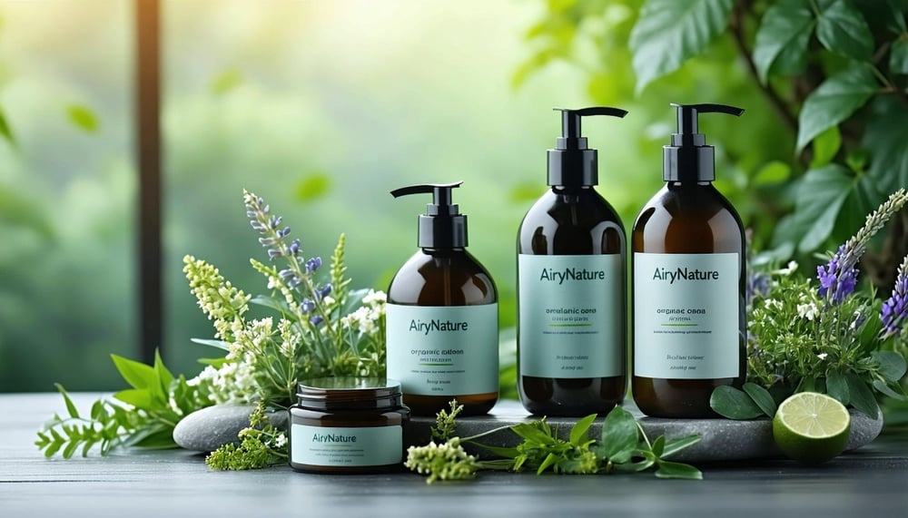 Organic hair care products by AiryNature Organic hair care products by AiryNature